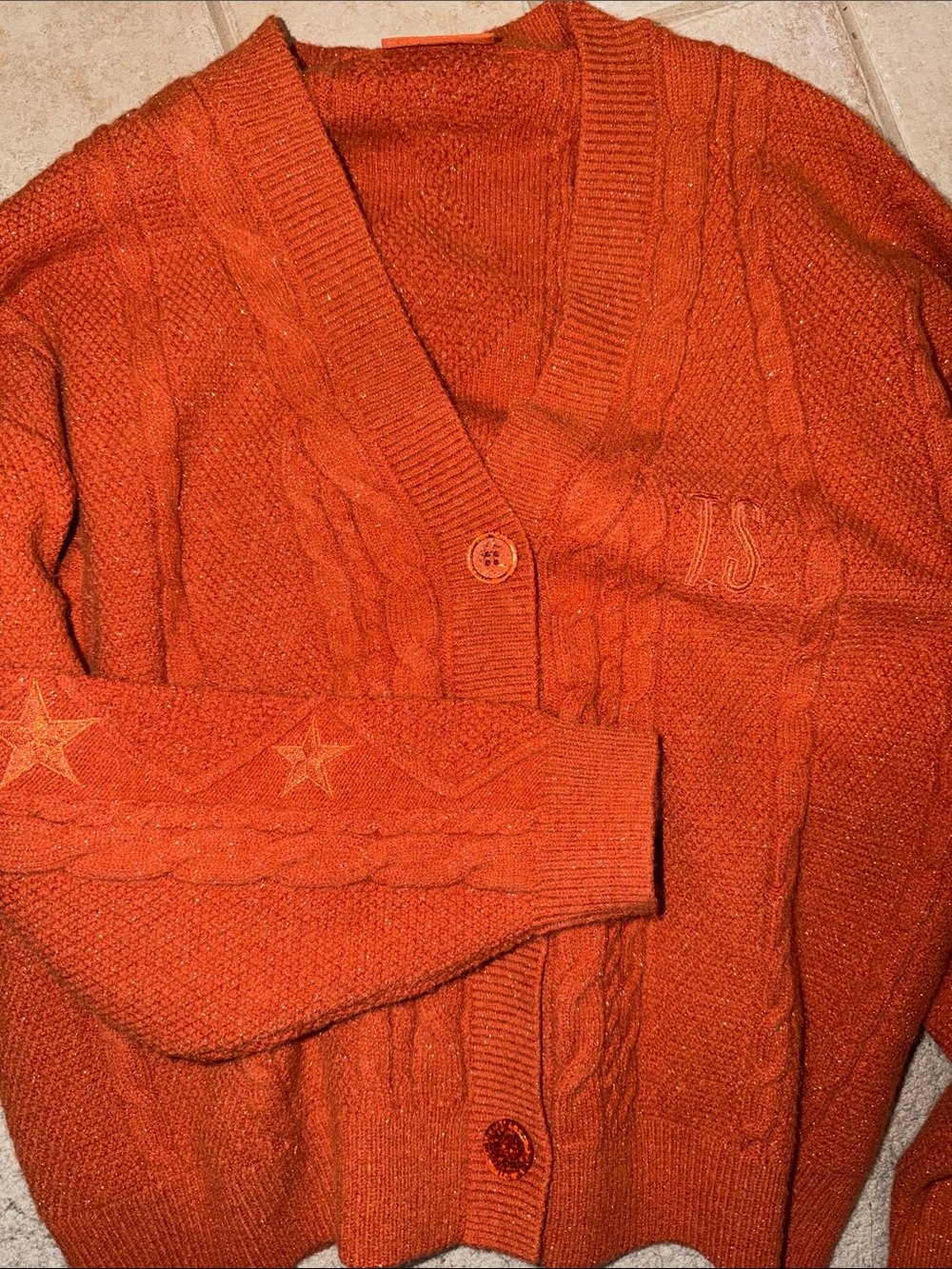 Life of a showgirl cardigan